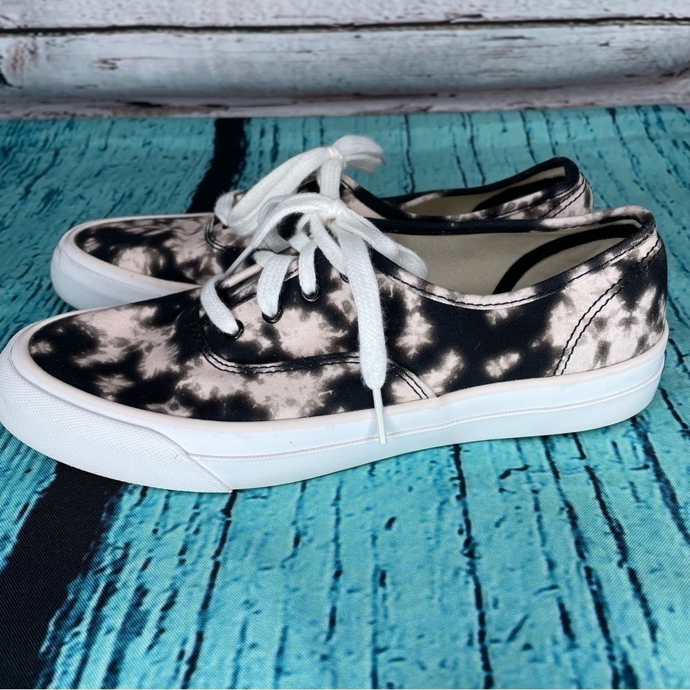 KEDS Surfer Sneaker in Black Tie Dye Size 7 Lace Up Comfort Sneakers Shoes Women